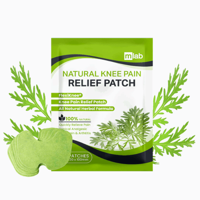 FlexiKnee Natural Knee Relief Patches