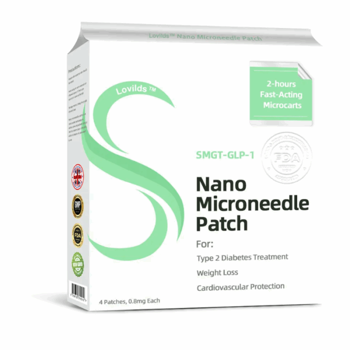 Lovilds SMGT-GLP-1 Nano Microneedle Patch