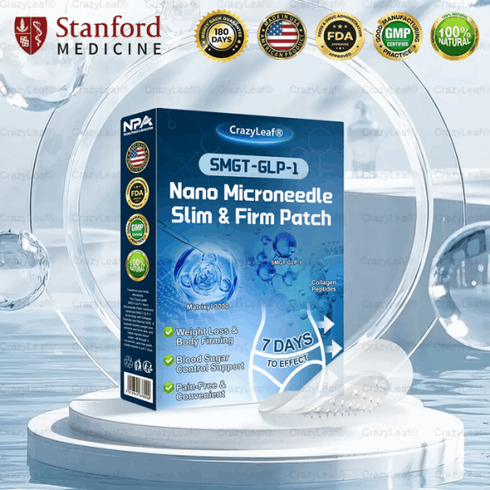 CrazyLeaf Nano Microneedle Patch