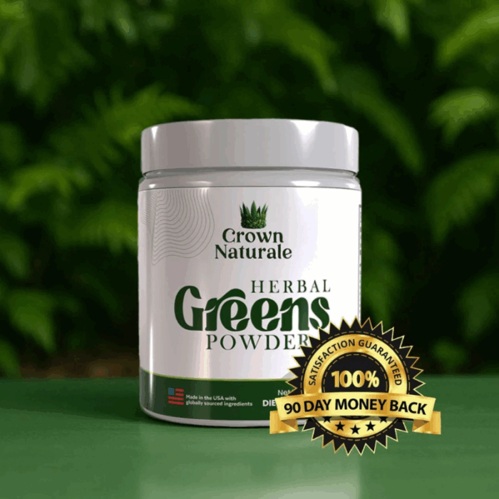 Crown Naturale Herbal Greens Powder