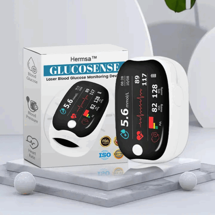 Hermsa GlucoSense Laser Blood Glucose Monitoring Device