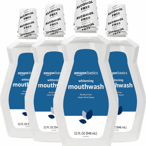 Amazon Basics Teeth Whitening Mouthwash