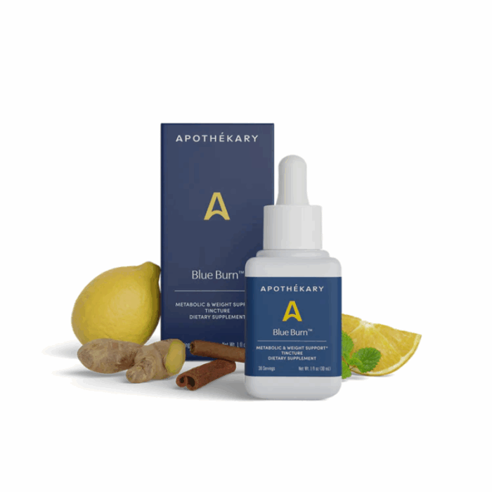 Apothekary Blue Burn