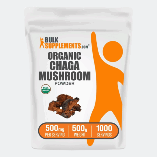 BulkSupplements.com Organic Chaga Mushrooms Powder