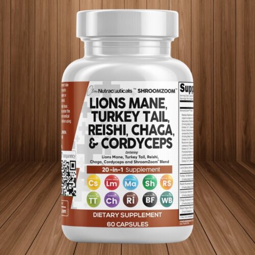 Clean Nutraceuticals Lions Mane Mushroom Supplement