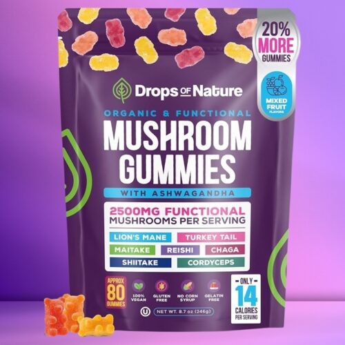 Drops of Nature Mushroom Gummies