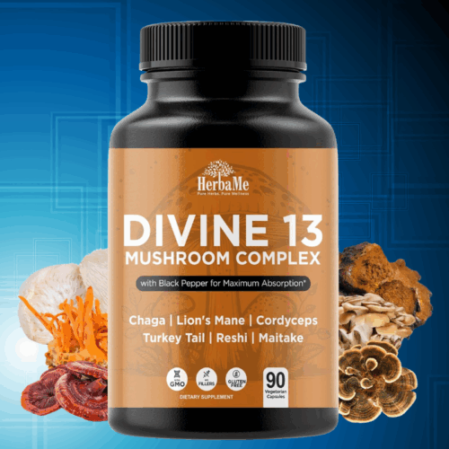 HerbaMe Divine 13 Mushroom Extract Complex
