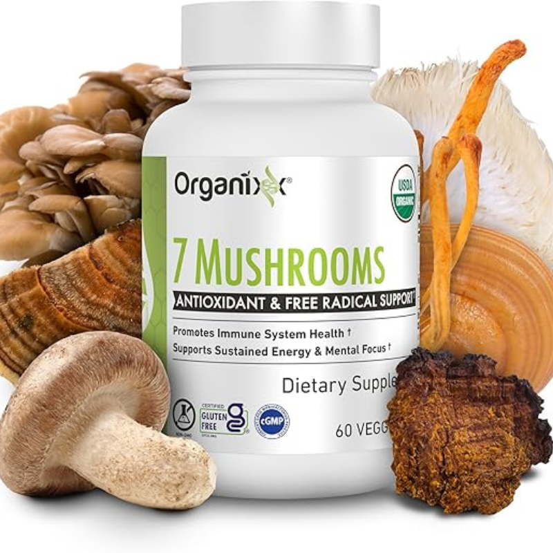 Organixx Organic 7 Mushrooms Supplement