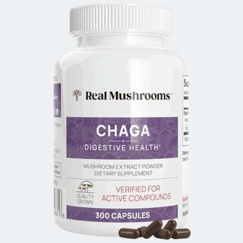 Real Mushrooms Chaga Mushroom Capsules