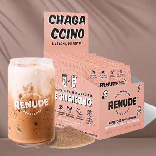 Renude Chagaccino - Chaga Mushroom Powder