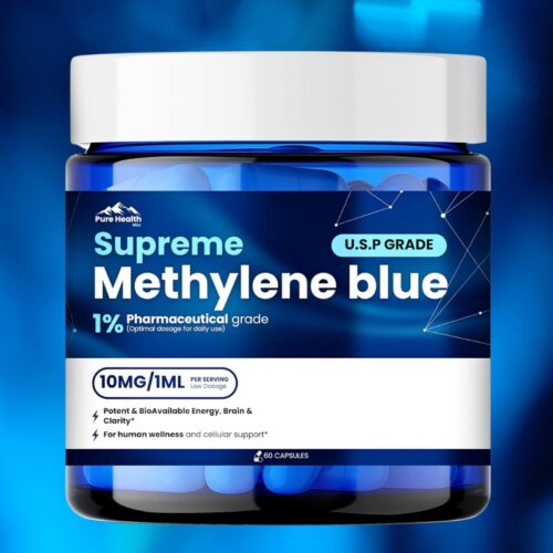 Supreme Methylene Blue Capsules - Pharmaceutical Grade Supplement for Humans