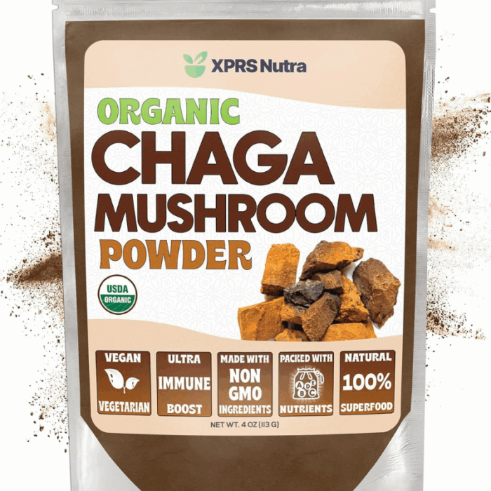 XPRS Nutra Organic Chaga Mushroom Powder