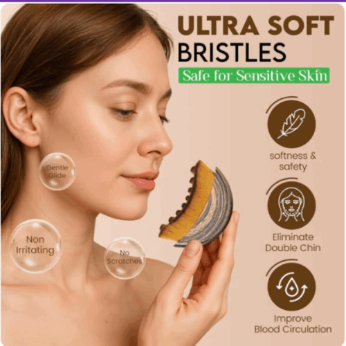 Aeki Lymphatic Contour Face Brush