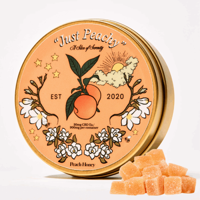 Peach Honey CBD Gummies