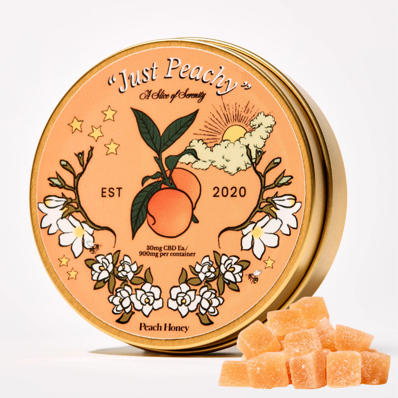 Peach Honey CBD Gummies