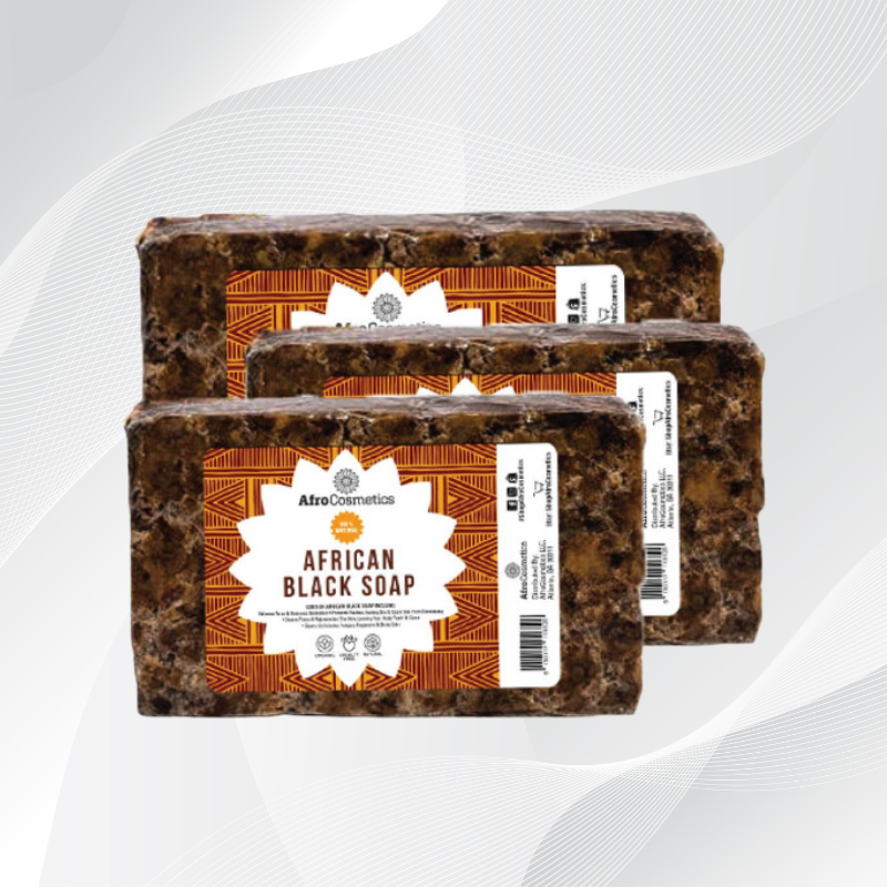 African Black Soap Bars