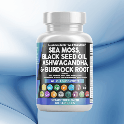 Clean Nutraceuticals Sea Moss Black Seed Oil