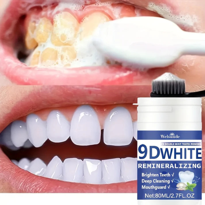 9D White Teeth Whitening Powder
