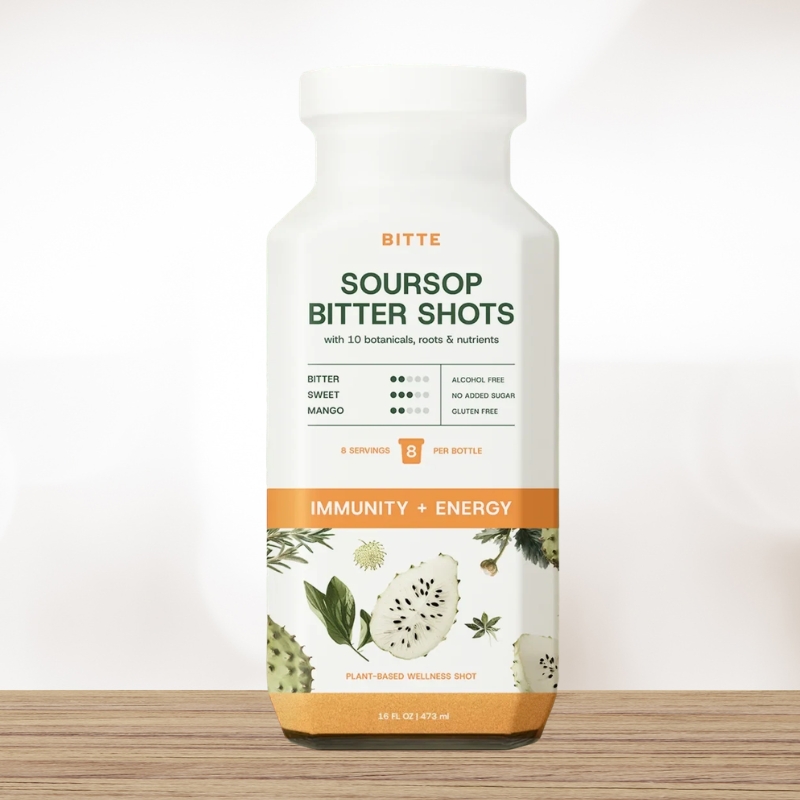 Bitte Immune Soursop Bitter Bottle Formula