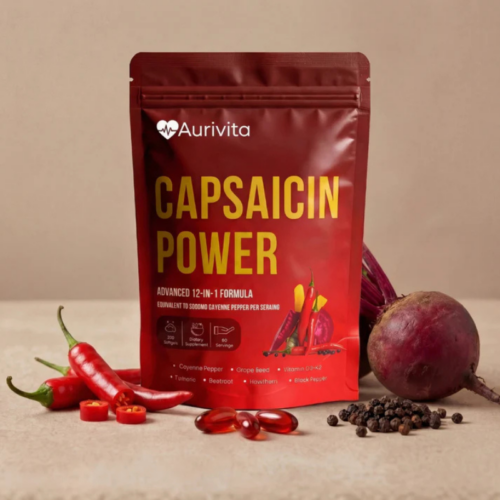Aurivita Capsaicin Softgels