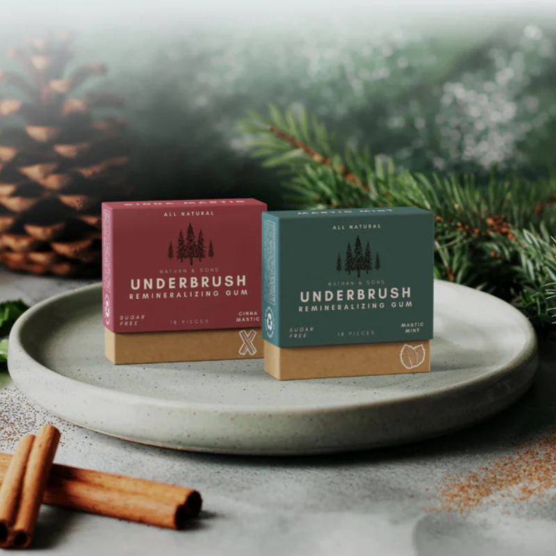 Nathan And Sons Underbrush Reminiralizing Chewing Gum