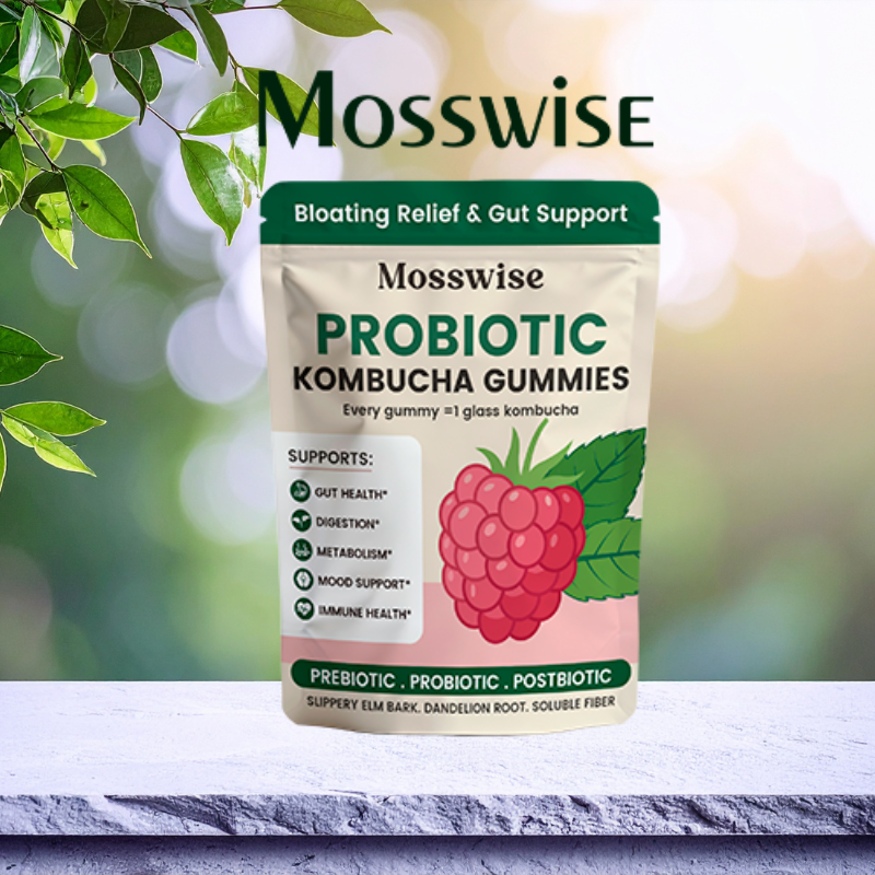 Mosswise Probiotic Kombucha Gummies