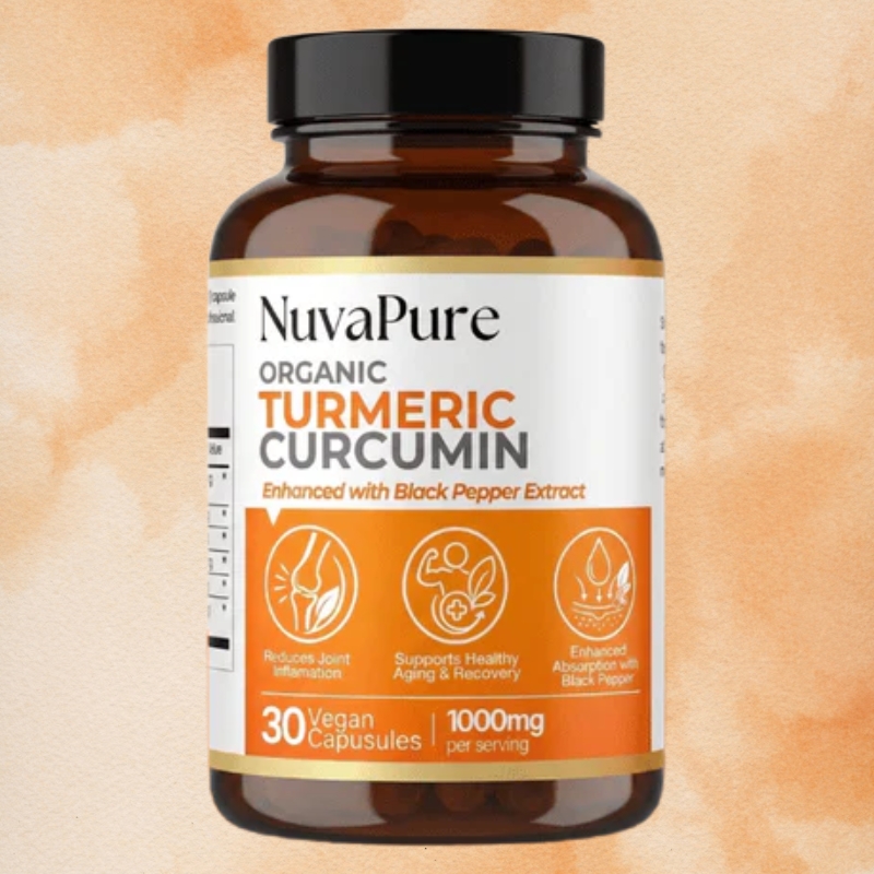 NuvaPure Turmeric Curcumin Capsules